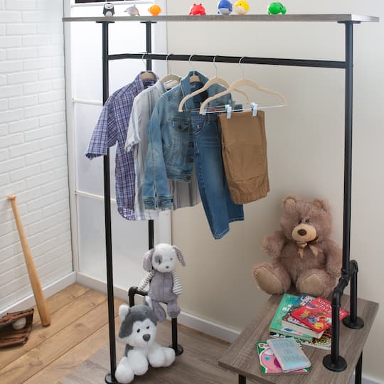 Simplify Ivory Children's Velvet Hangers, 6ct.